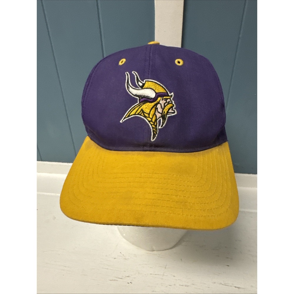 Vintage NFL Minnesotas Vikings Snapback Hat Cap Purple  TWINS‎ Enterprise